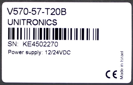 UNITRONICS-V570-57-T20B HMI - Görsel 2